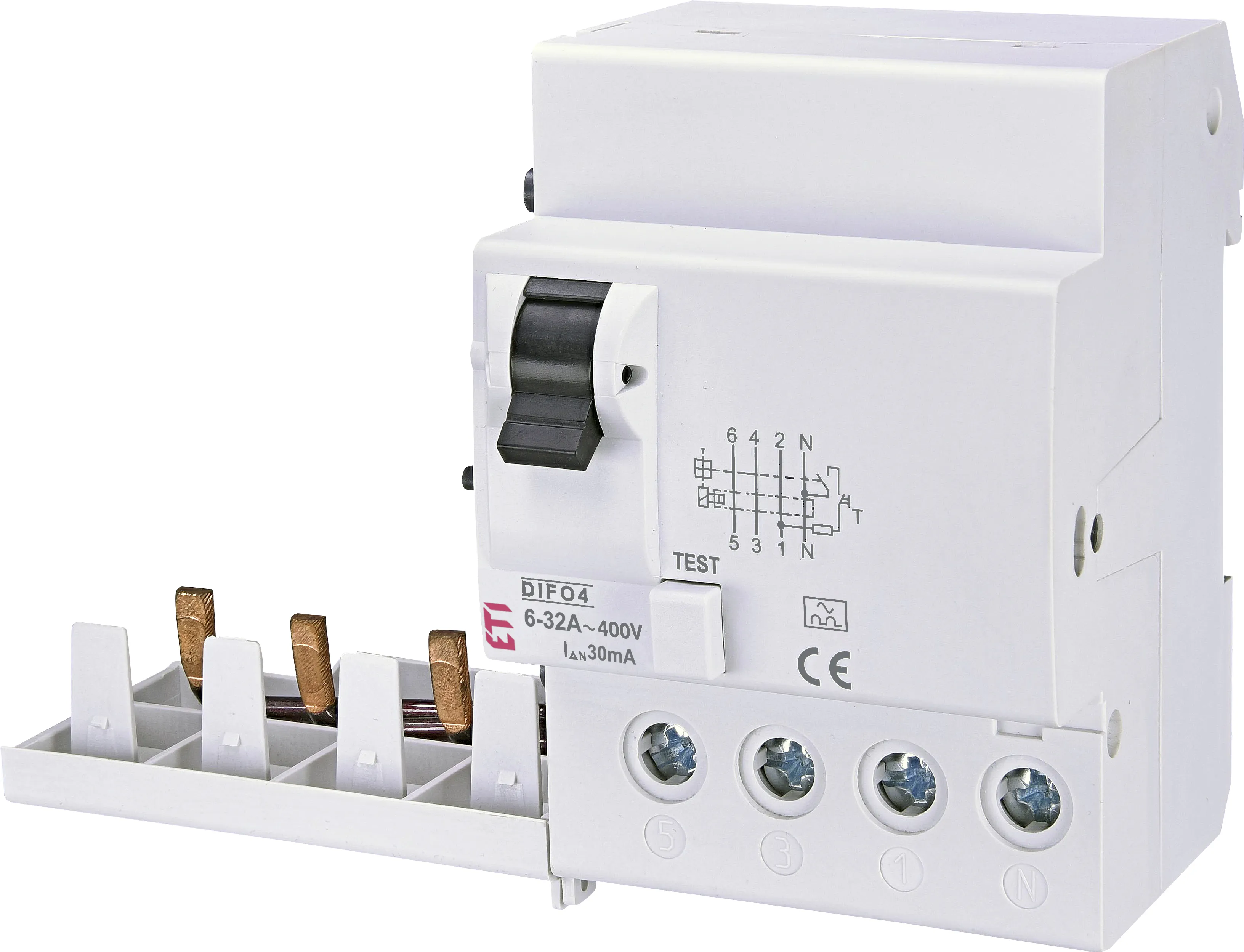 FI-LS-Schutzschalter *DIFO-4 A 6-32/0.03 002058021