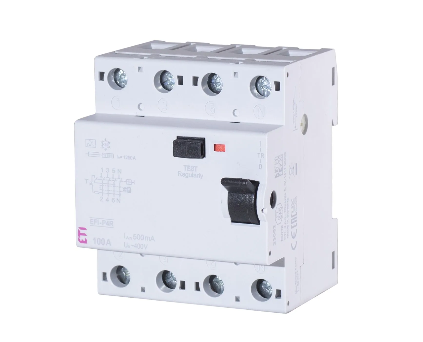 Fehlerstromschutzschalter EFI-P4R A S 125/0.3 002061595