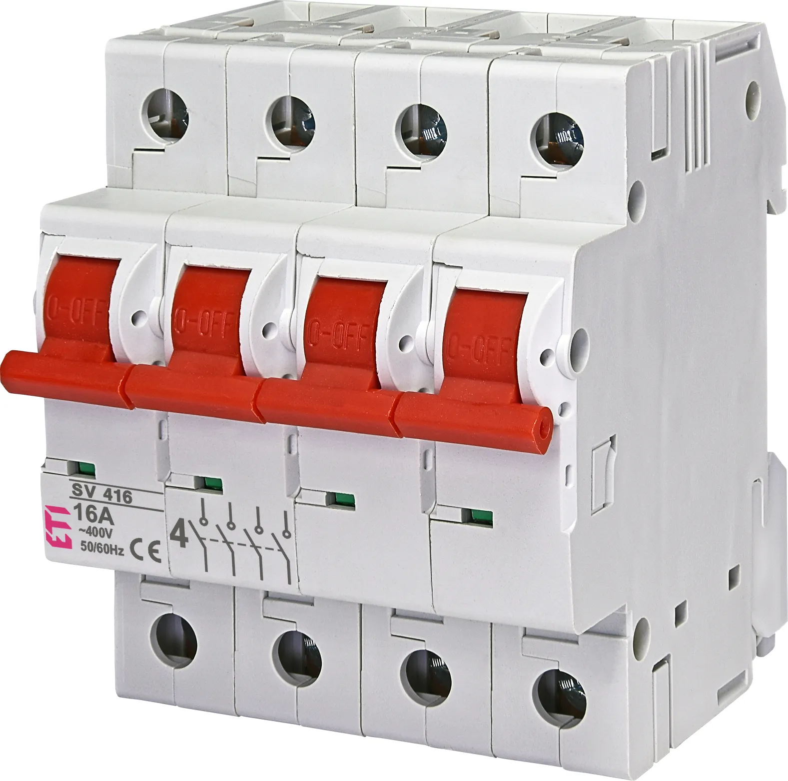 Einbauschalter SV 416 4p 16A 002423421
