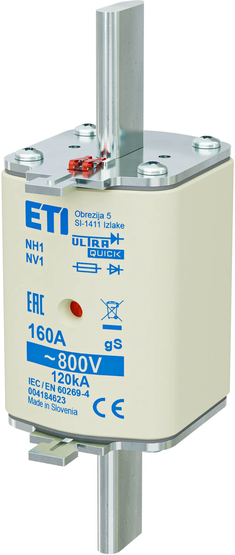 Sicherungseinsatz NH1 gS 160A/800V 004184623