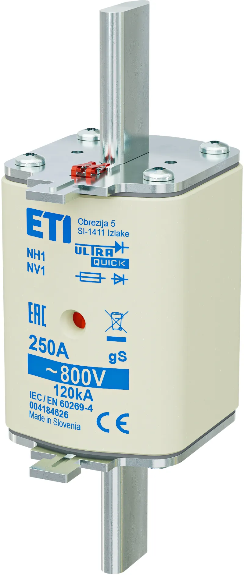 Sicherungseinsatz NH1 gS 250A/800V 004184626