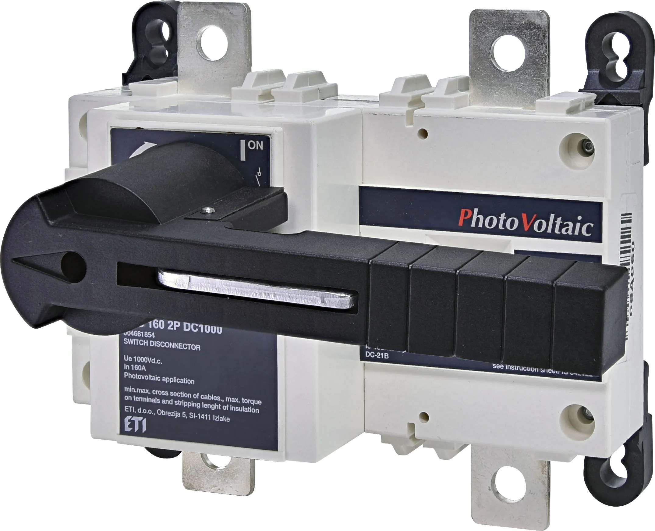 Lasttrennschalter PV LBS 160 2P DC1000 004661854