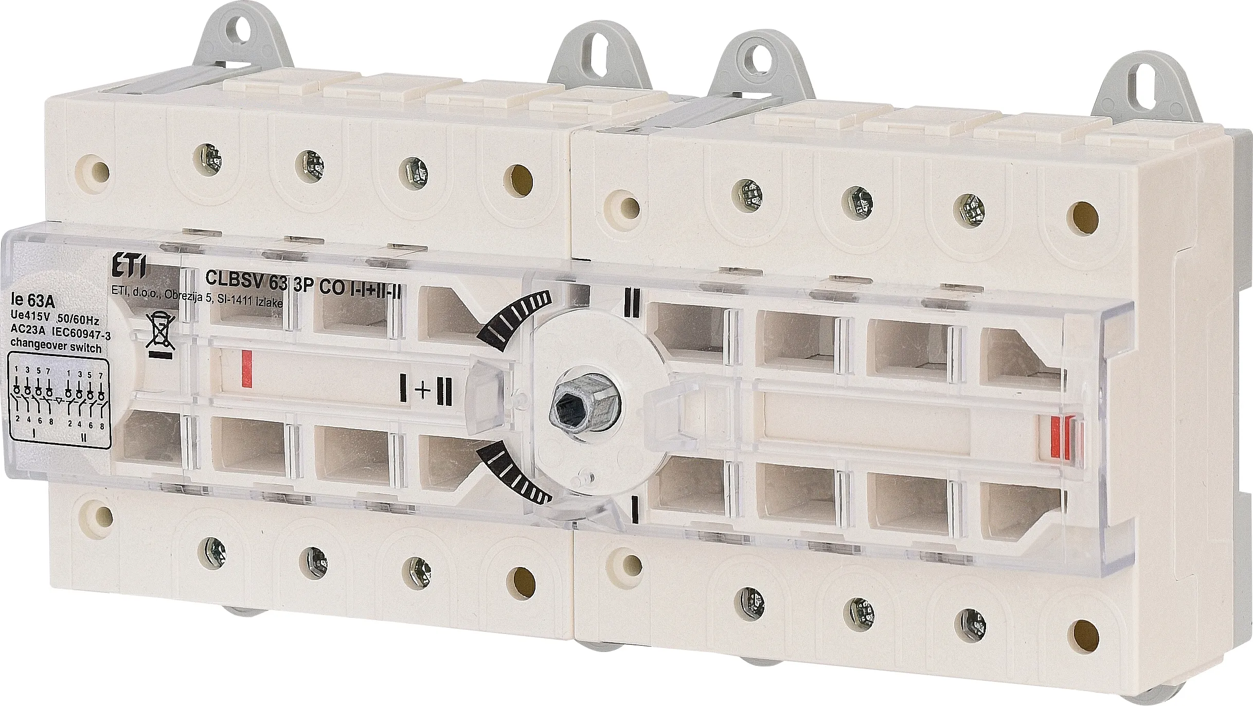 Umschalter CLBSV 63 3P CO I-I+II-II 004661893