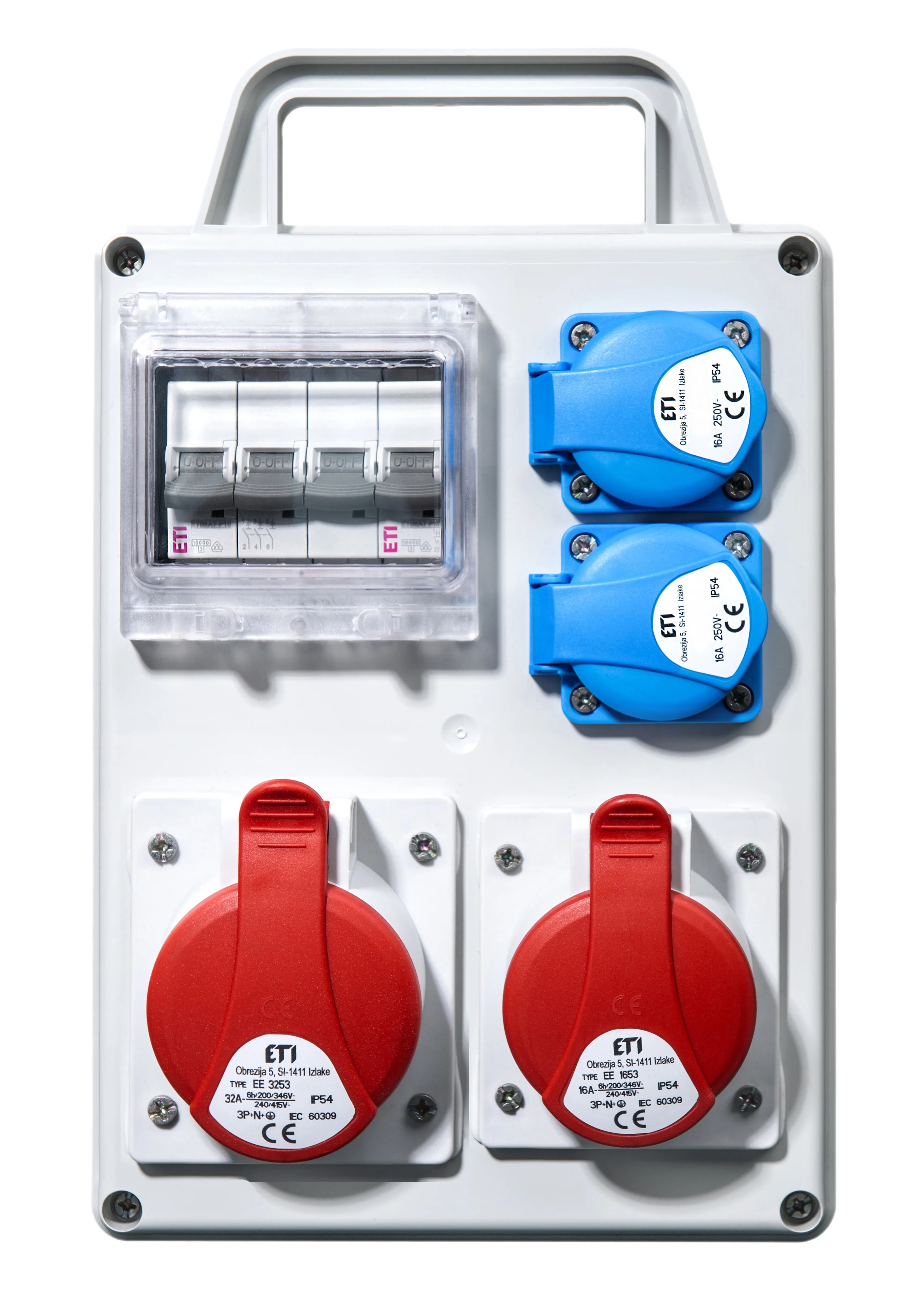 vormontierter Verteilerkasten EDS4D 2S/2 16/32 C 001105837