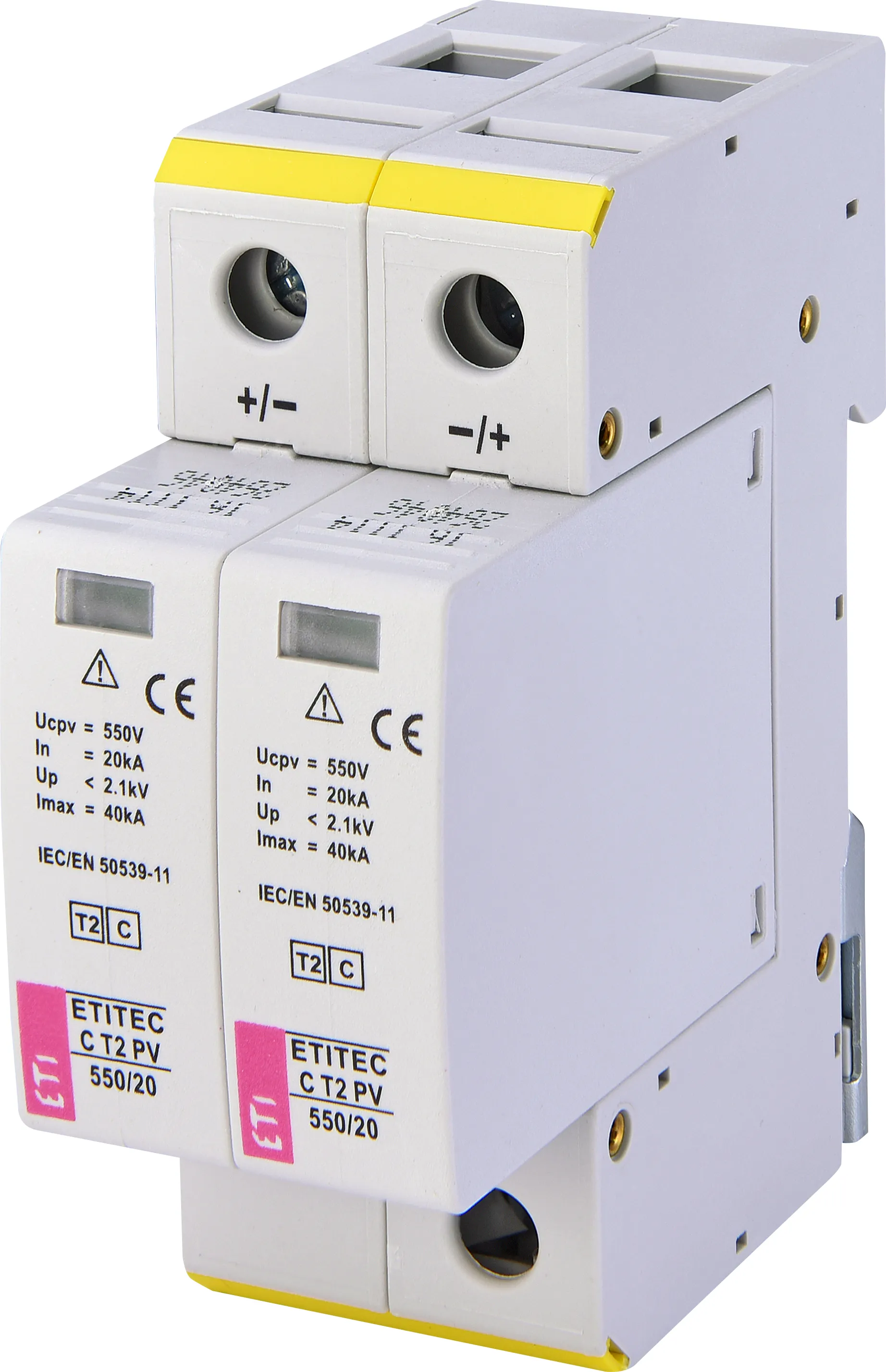 Überspannungsableiter ETITEC C T2 PV 550/20 002440429