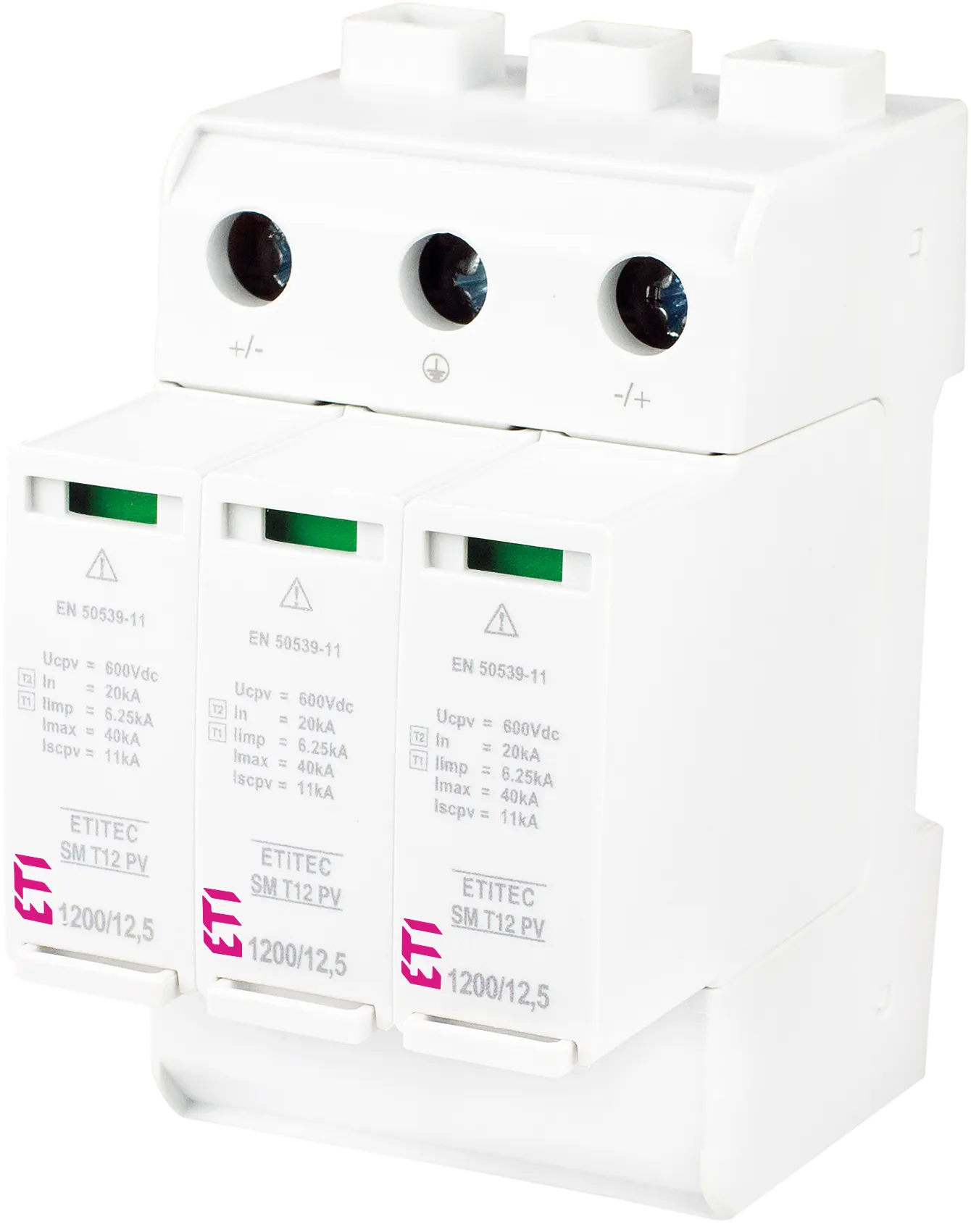 Überspannungsableiter ETITEC SM T12 PV 1200/12,5 Y 002440630