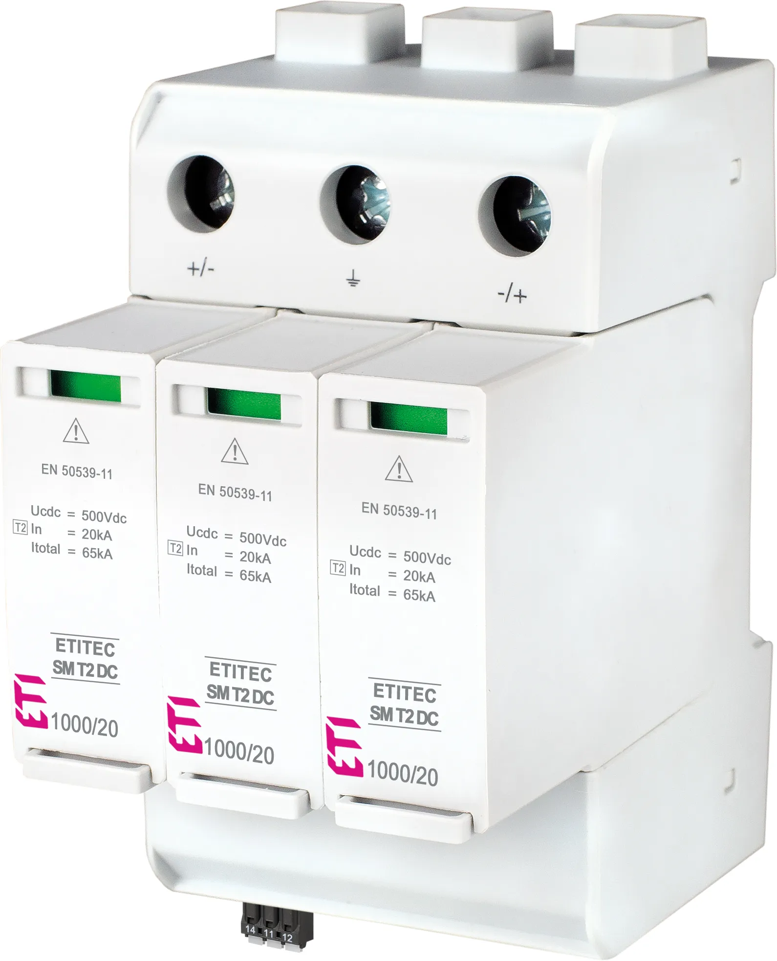 Überspannungsableiter ETITEC SM T2 DC 1000/20 Y 002440728