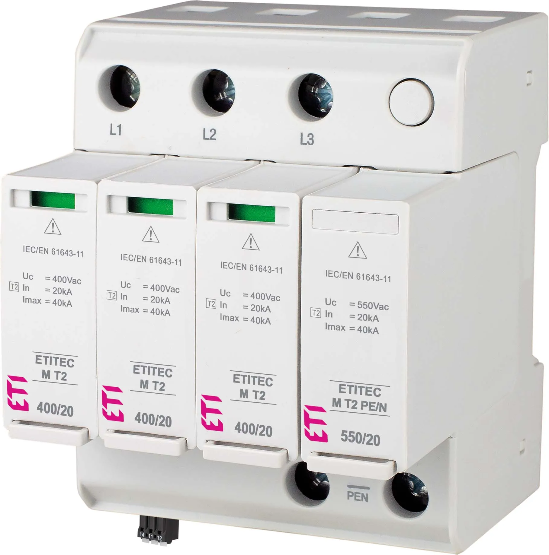 Überspannungsableiter ETITEC M T2 950/20 4Y 002440820