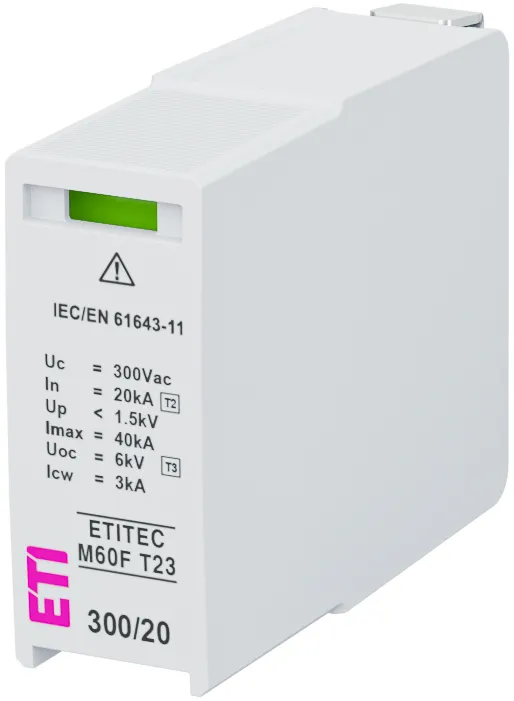 Überspannungsableiter MOD.ETITEC M60F T23 300/20 002440864