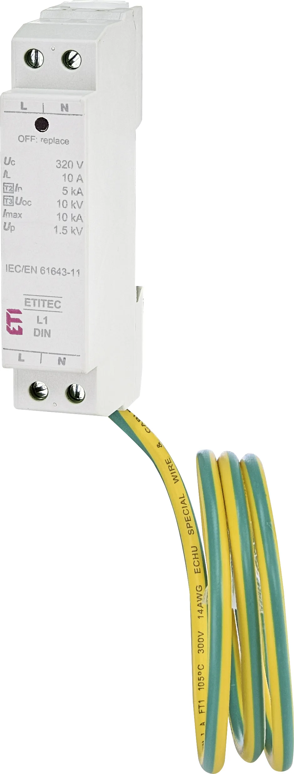 Überspannungsableiter ETITEC L1 DIN 002442985