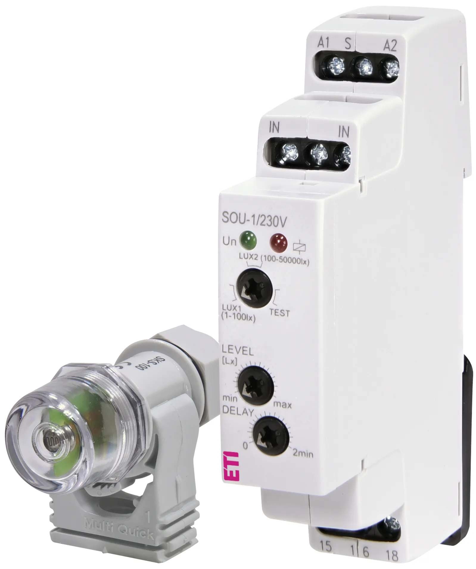 Dämmerungsschalter SOU-1/230V+senzor 002470011