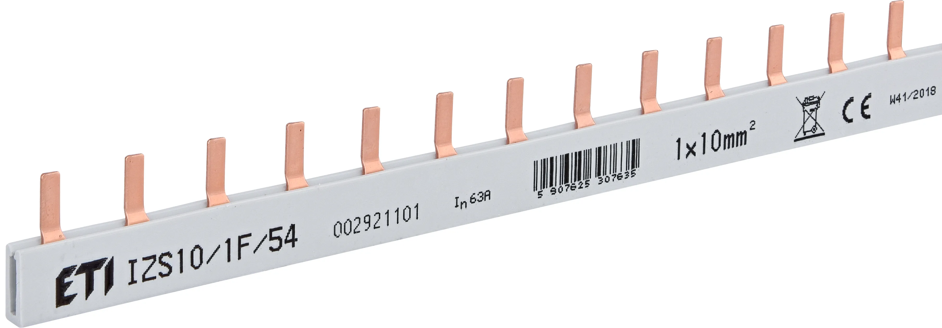 Isolierte Sammelschiene IZS10/1F/54 (1m) 002921101