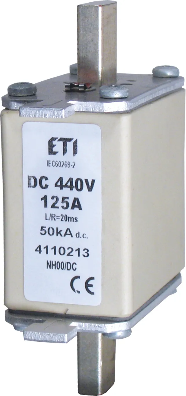 Sicherungseinsatz NH1C 63A/440V DC 004110225
