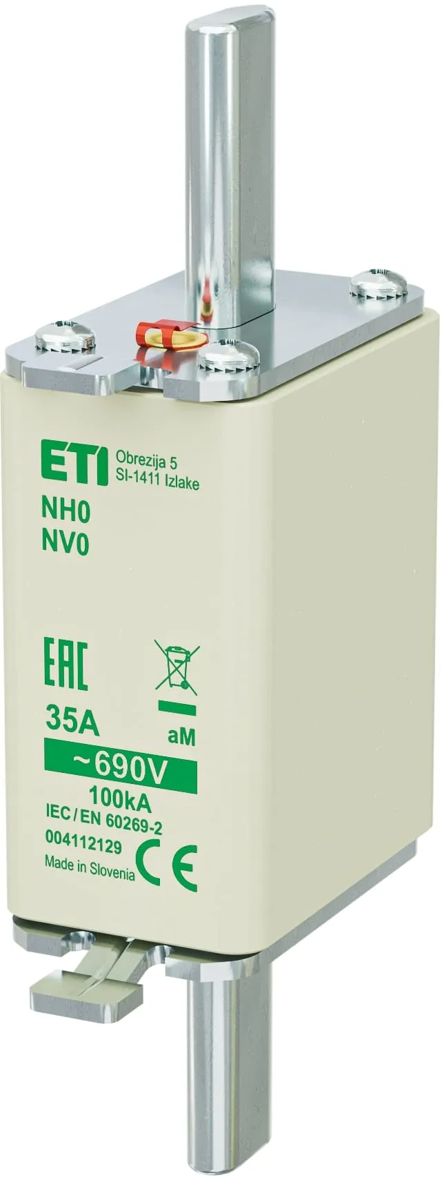 Sicherungseinsatz NH0 aM 35A/690V 004112129