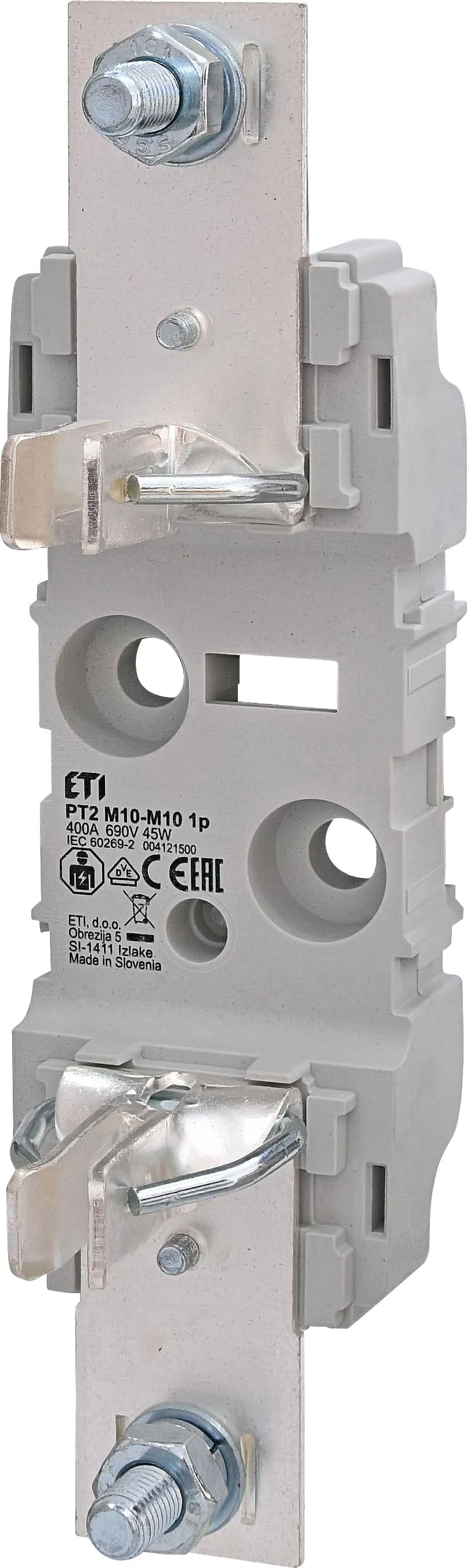 Sicherungssockel PT 2 M10-M10 1p 004121500