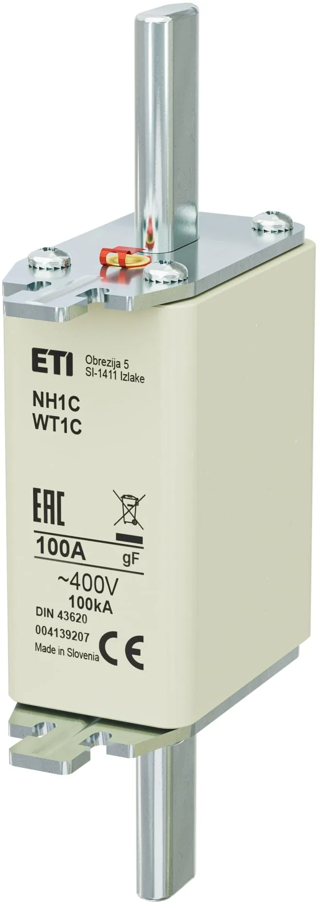 Sicherungseinsatz NH1C gF 100A/400V 004139207