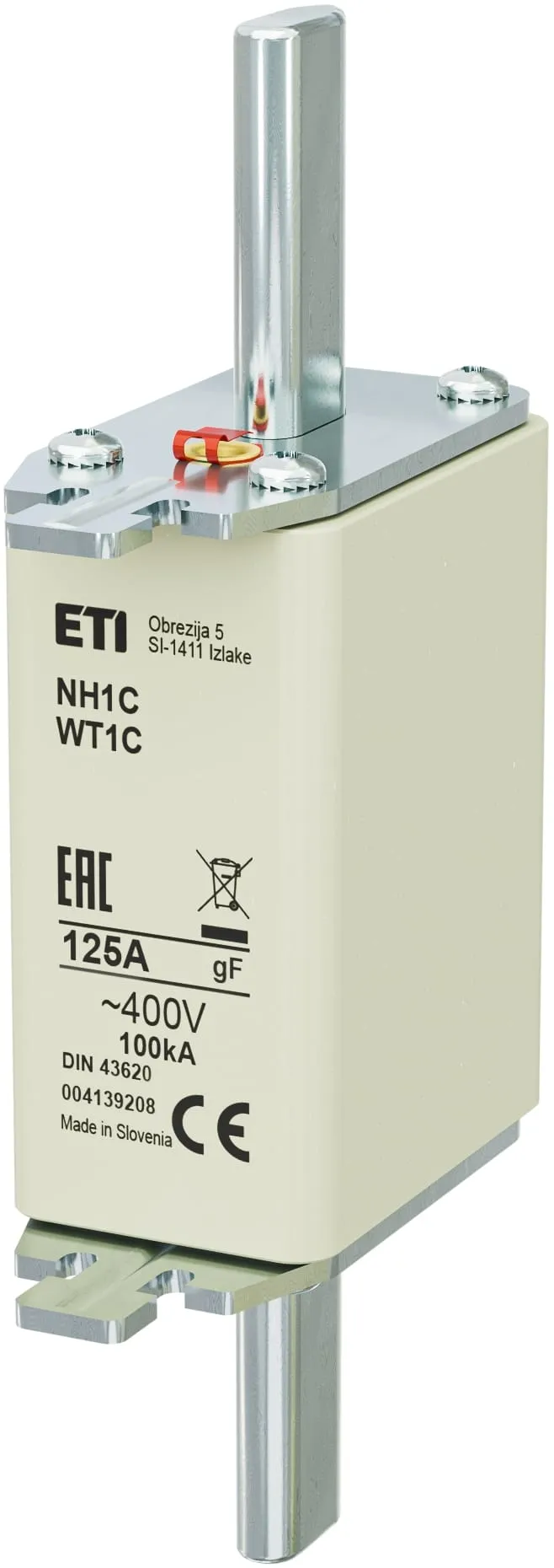 Sicherungseinsatz NH1C gF 125A/400V 004139208