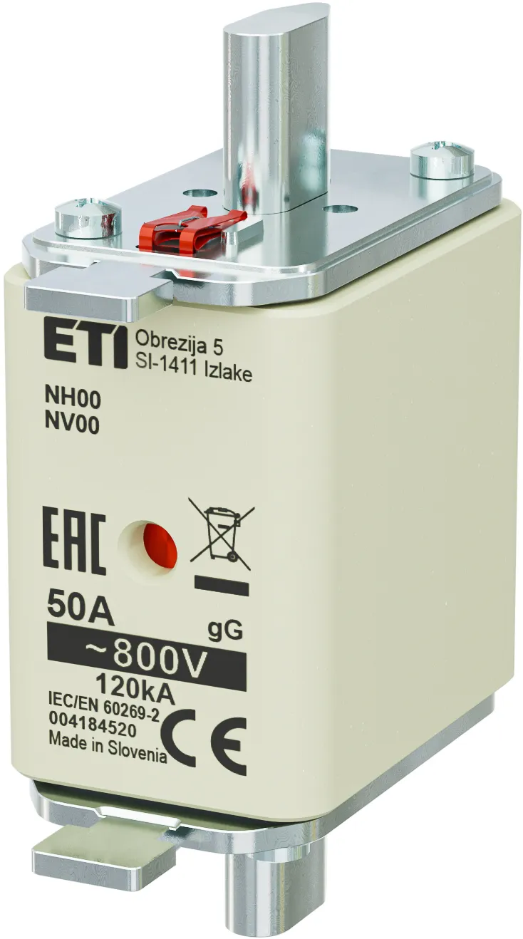 Sicherungseinsatz NH00 gG 50A/800V 004184520