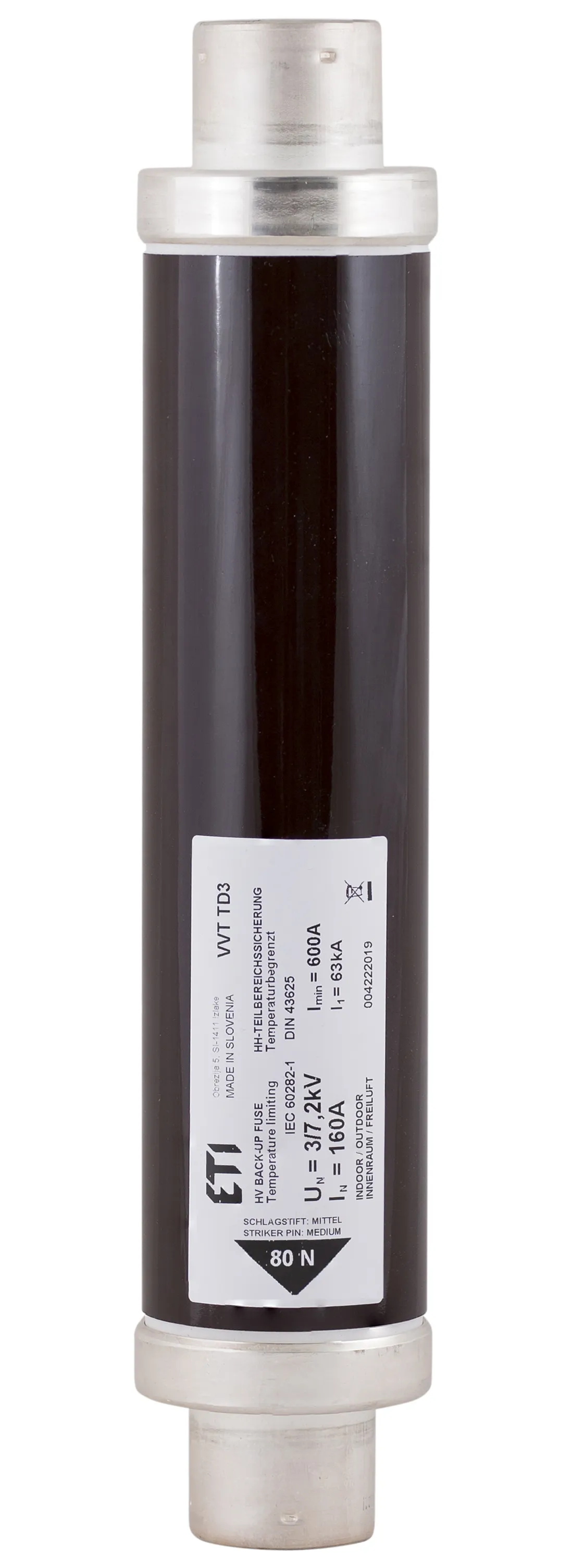 Sicherungseinsatz VVC3 7,2kV/6,3A 442 004220606