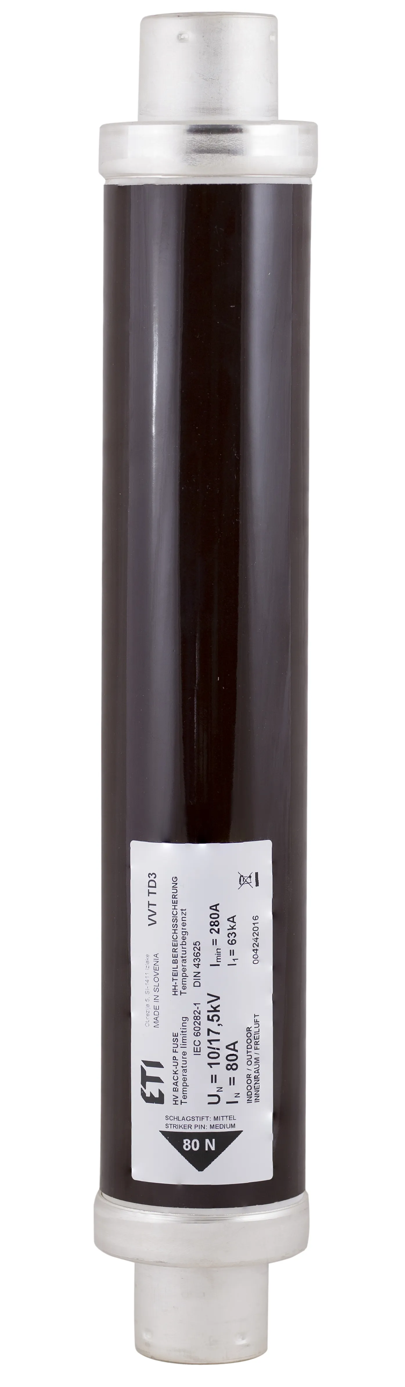 Sicherungseinsatz VVA3 17,5kV/16A 004241108