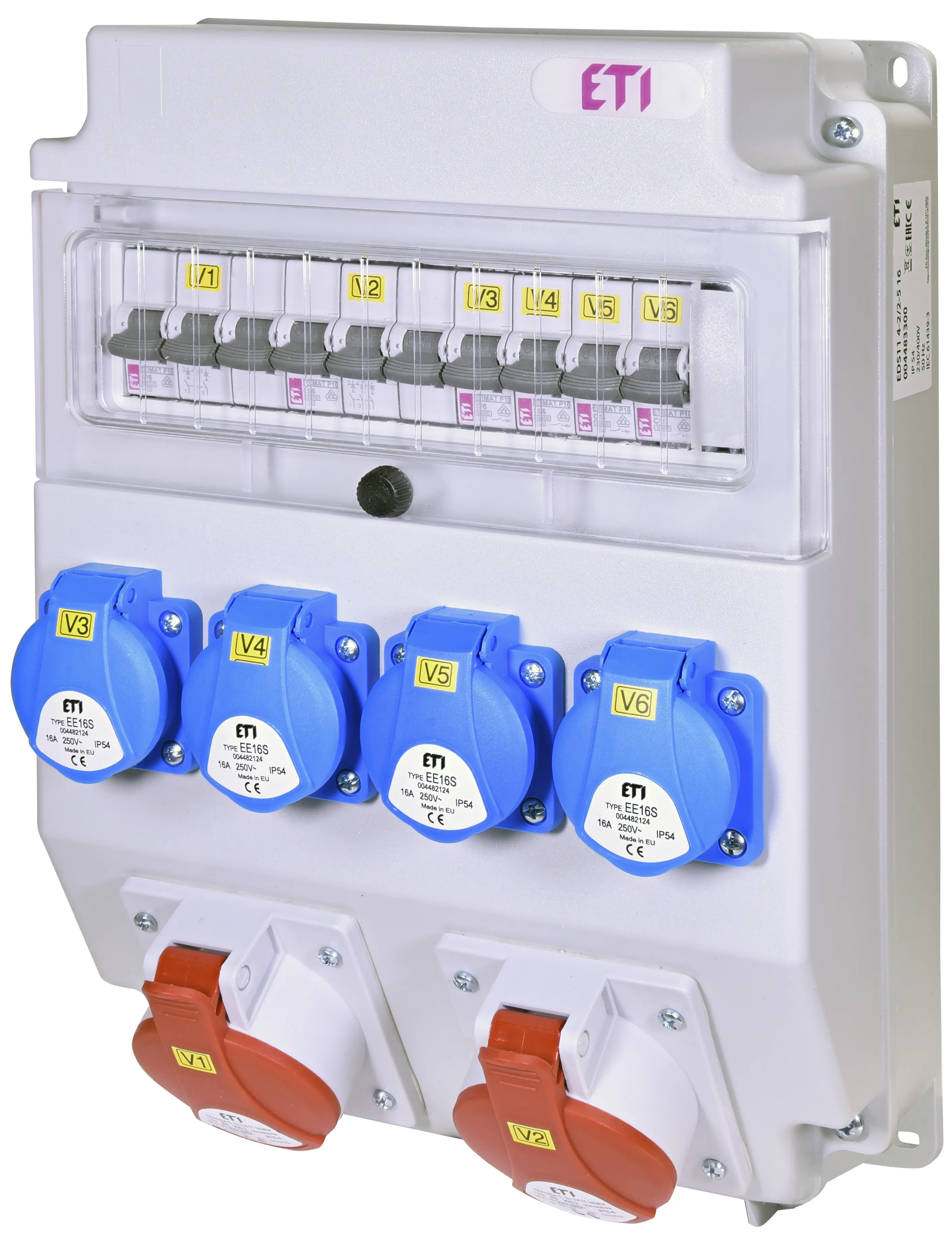 vormontierter Verteilerkasten EDS11 RCD 4-2/2-5 16 004483309