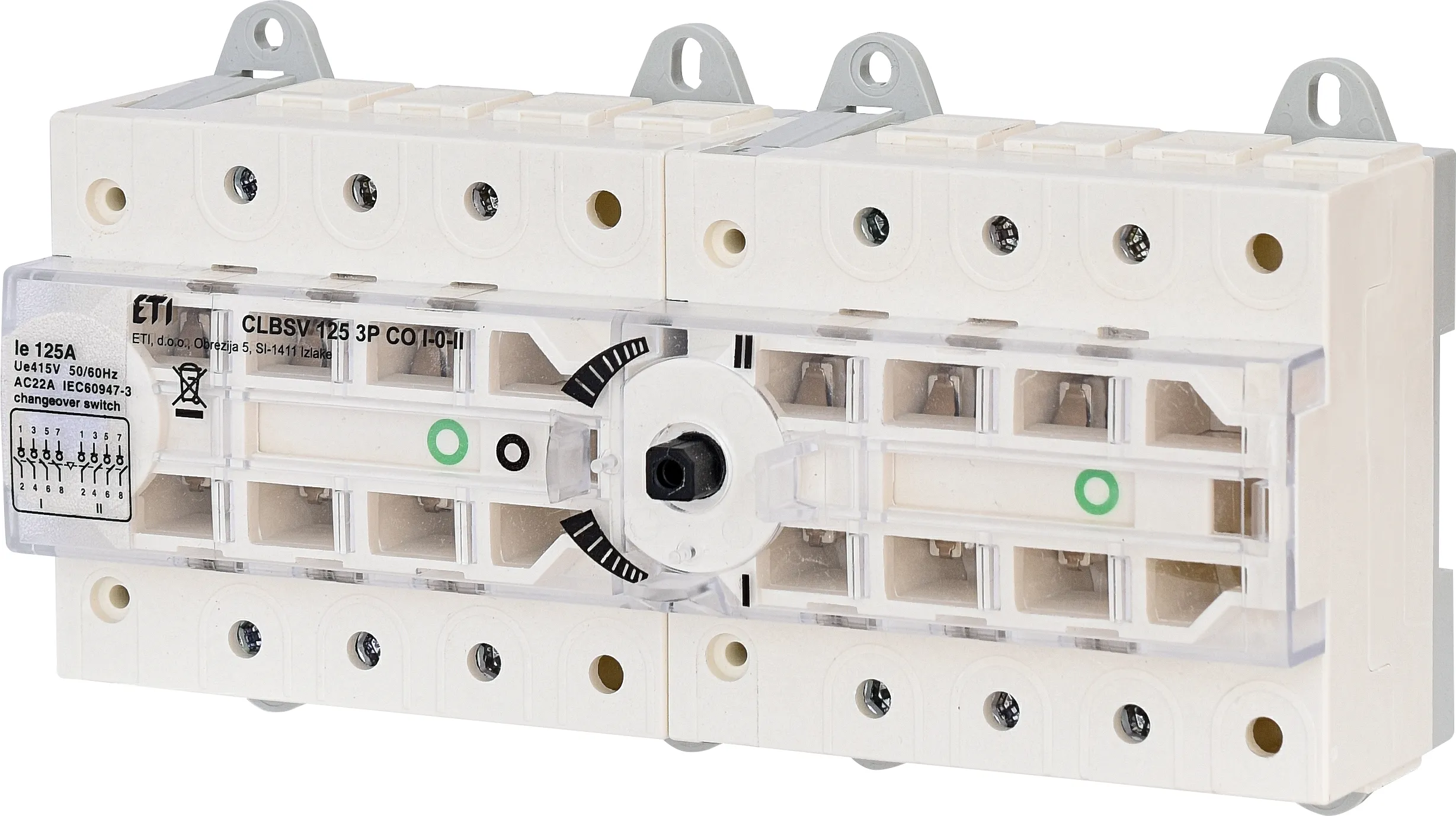 Umschalter CLBSV 125 3P CO I-0-II 004661892