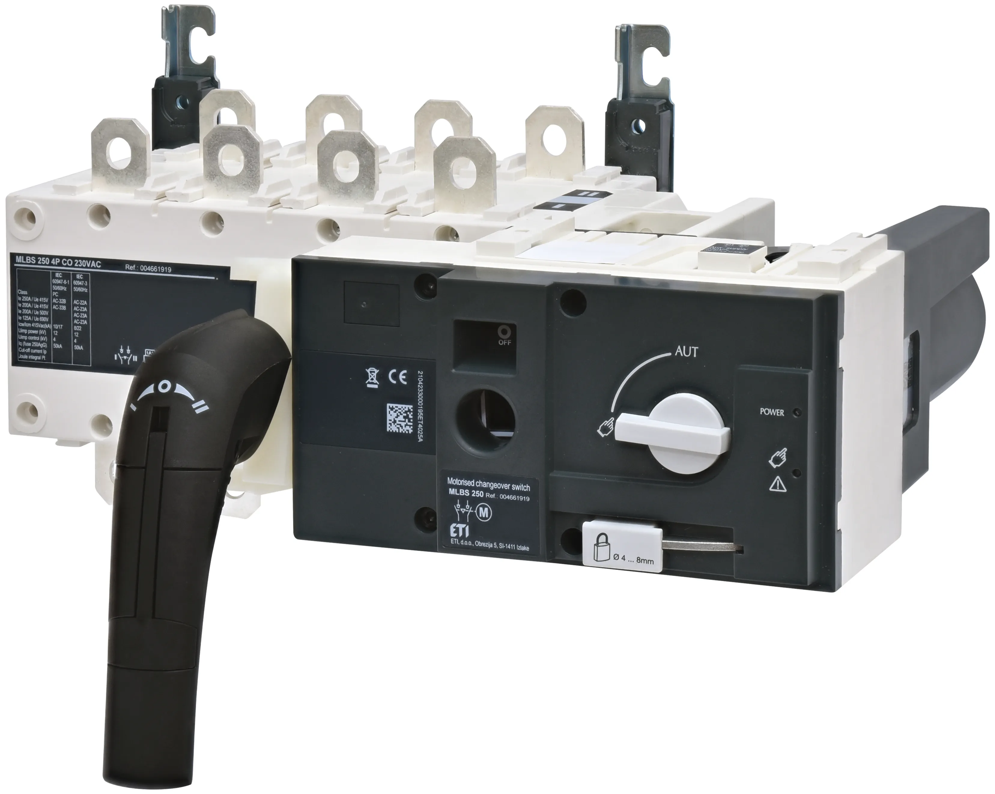 motorbetriebener Umschalter MLBS 250 4P CO 230VAC 004661919