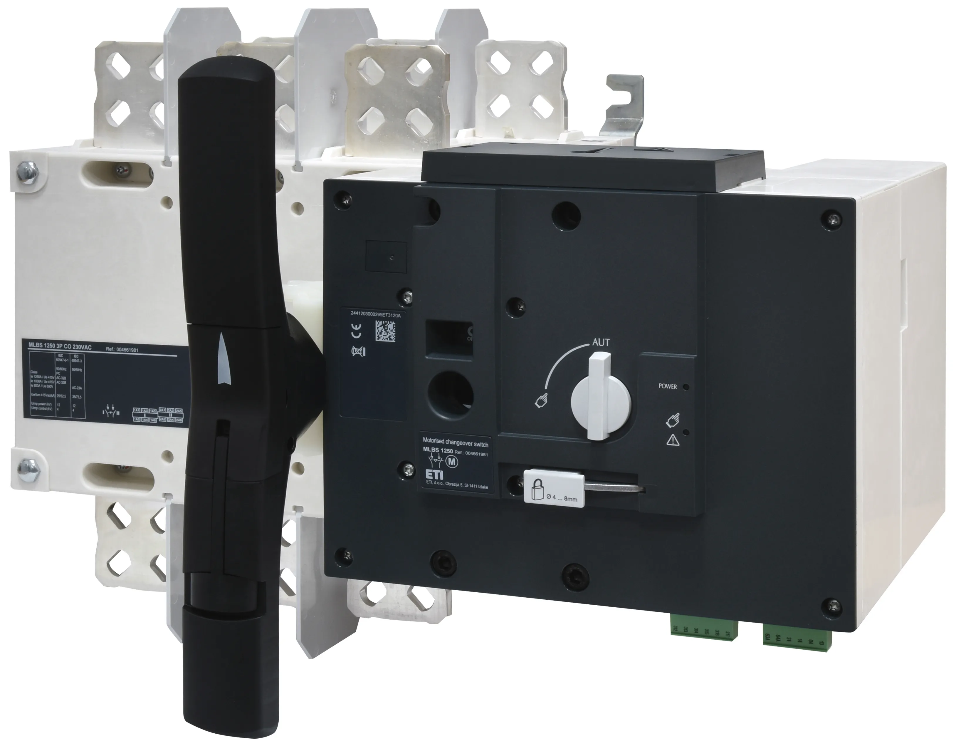 motorbetriebener Umschalter MLBS 1250 3P CO 230VAC 004661981
