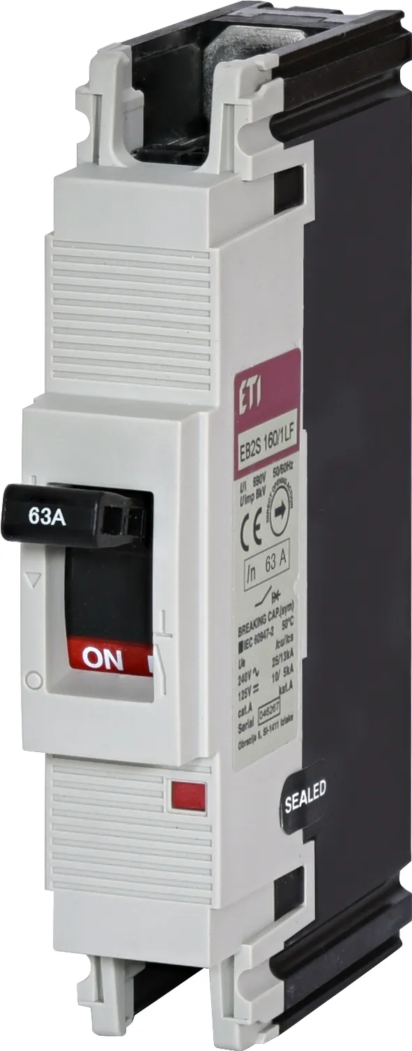 Leistungsschalter EB2S 160/1LF 63A 1p 004671007