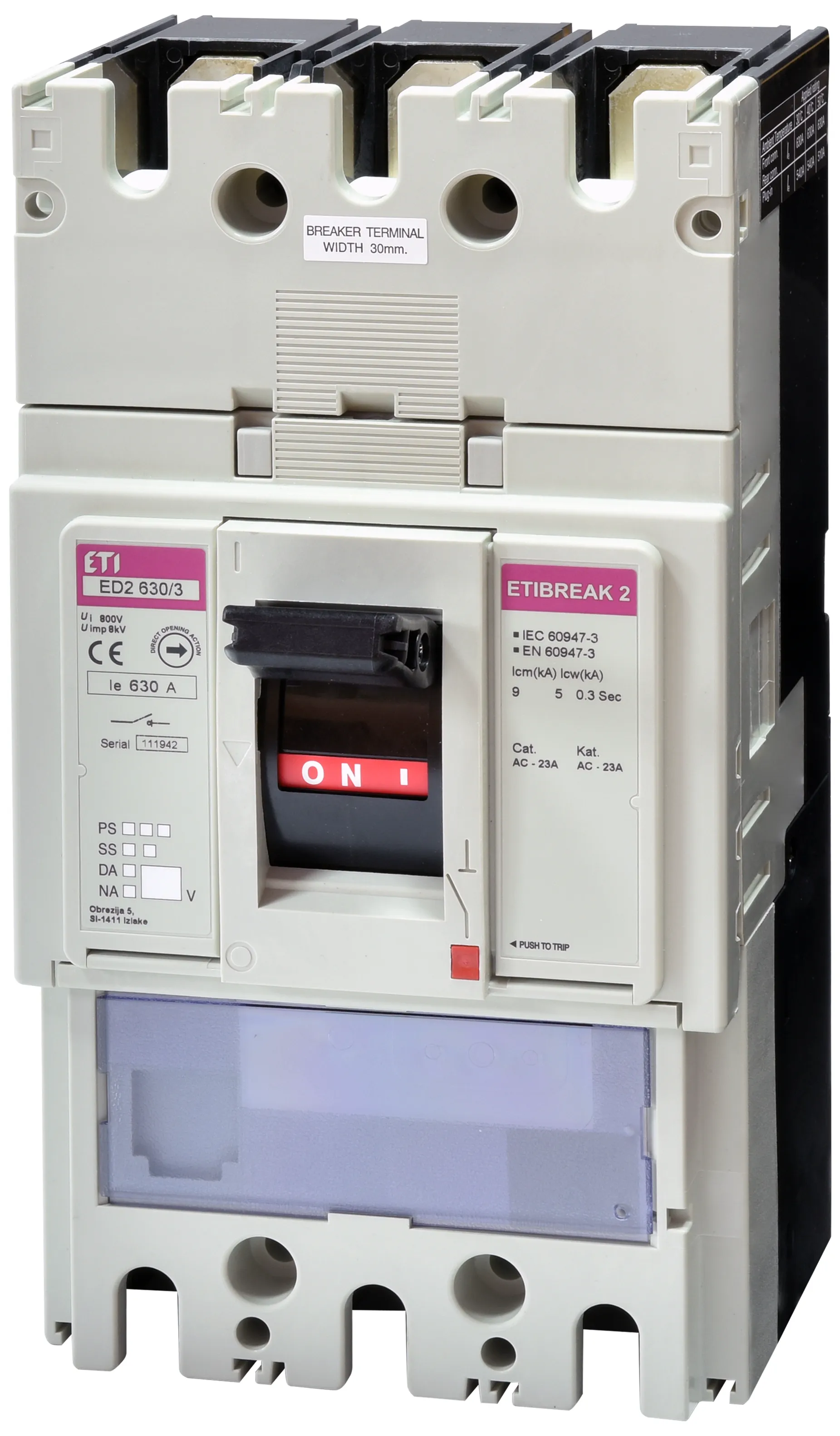 Lasttrennschalter ED2 630/3 004671275