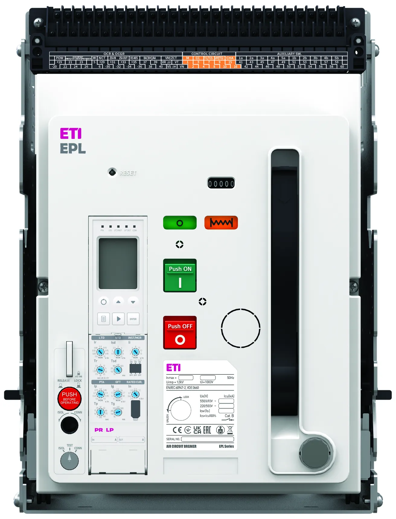 Luftleistungsschalter EPL-10 3H AD/M2C2S2/PR-LP 004695702