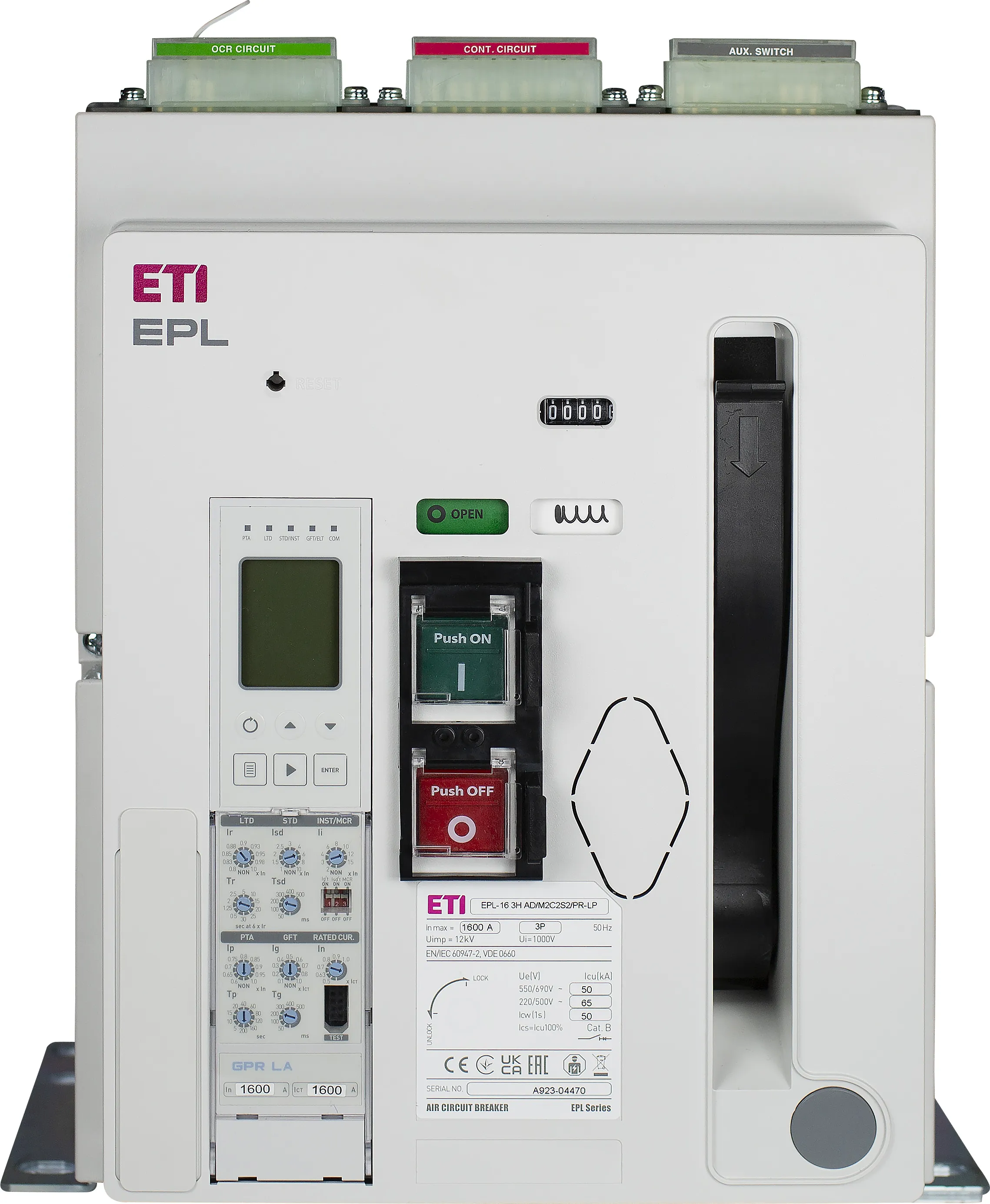 Luftleistungsschalter EPL-16 4H AF/M2C2S2/PR-LP 004695728